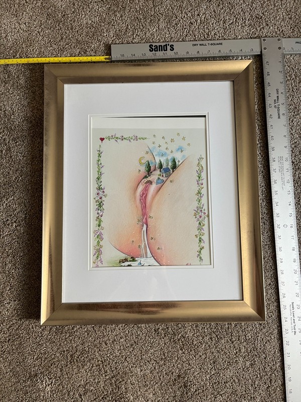 Relmartist / Relm Polly Pocket Limited Print on paper loosely framed