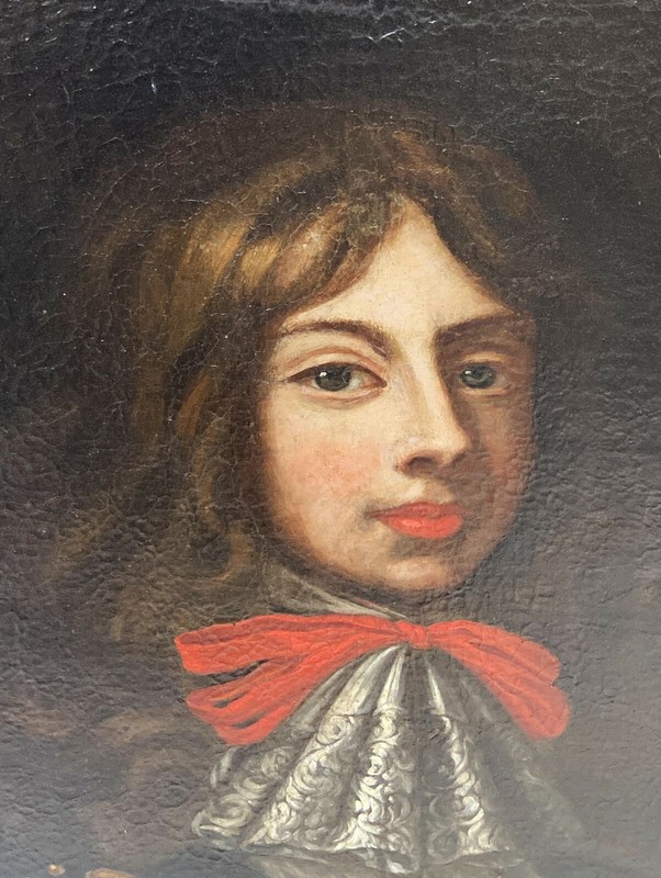 Old Master Antique 16th C, 17th C Portrait Painting of a Prince in Armour gallery