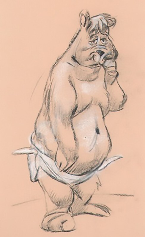 CHUCK JONES Junyer Bear Warner Bros Character Giclee Lt Ed of 120 on paper