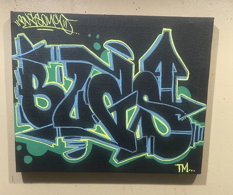 Original old school graffiti lettering by BUGSONE, TM, Ksn, FS New Orleans/LA
