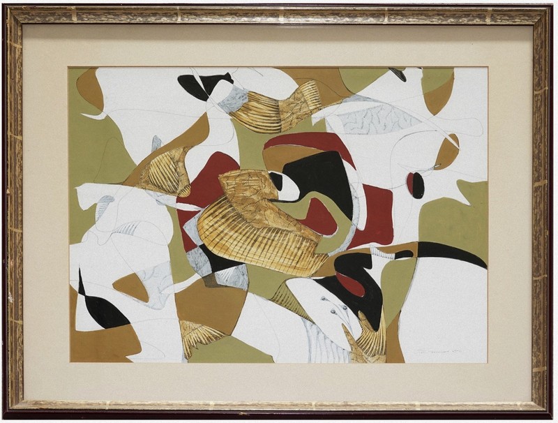 Eduard Grossman: Composition 2002 / Russian Israeli Jewish Lyrical Abstraction gallery