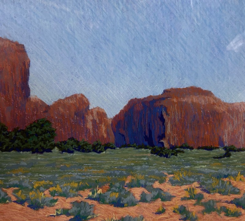SOUTHWESTERN ARIZONA DESERT LANDSCAPE 20/21 c. American PATRICIA BUCK HAMILTON gallery