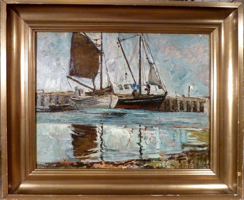 A. MORUP! FISHING HARBOR FROM JUELSMINDE – DK