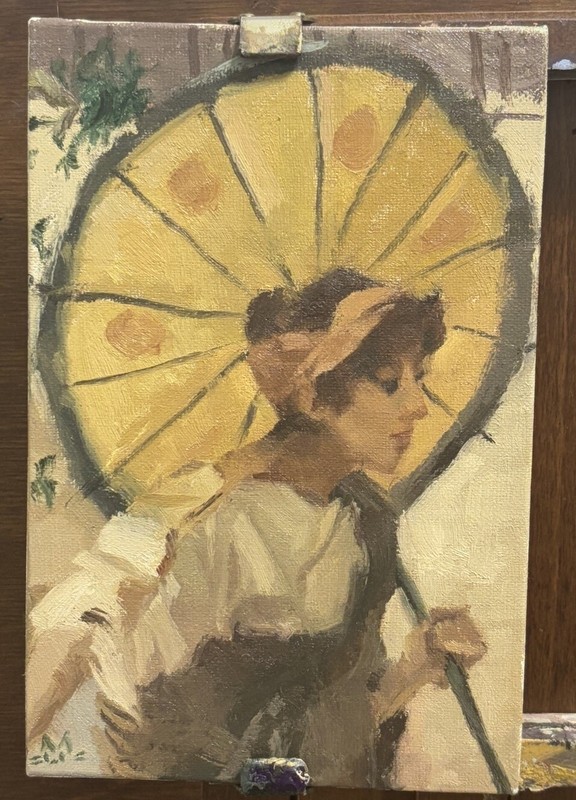 Original Oil Painting “Diogenes” Waterhouse Master Copy Art