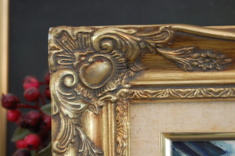 FRAMED ORIGINAL HECTO VIDAL OIL "IGLESIA DE LA MERCED STUDY II" OLD HAVANA, CUBA gallery