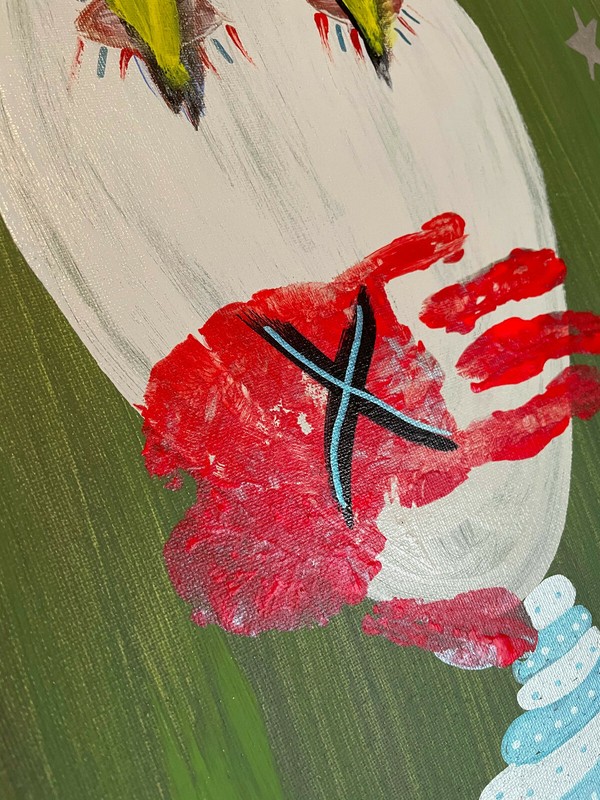 Signed Original Street Art : 16x20 inch Painting on Canvas gallery
