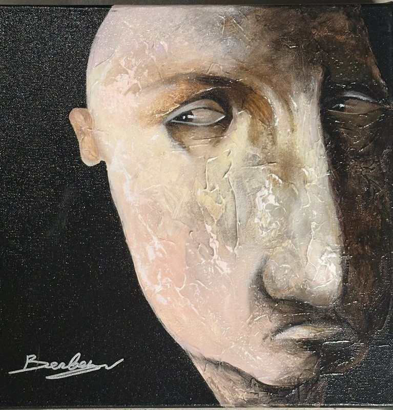 Arbe Berberyan Original Oil Painting On Canvas “The Wink”