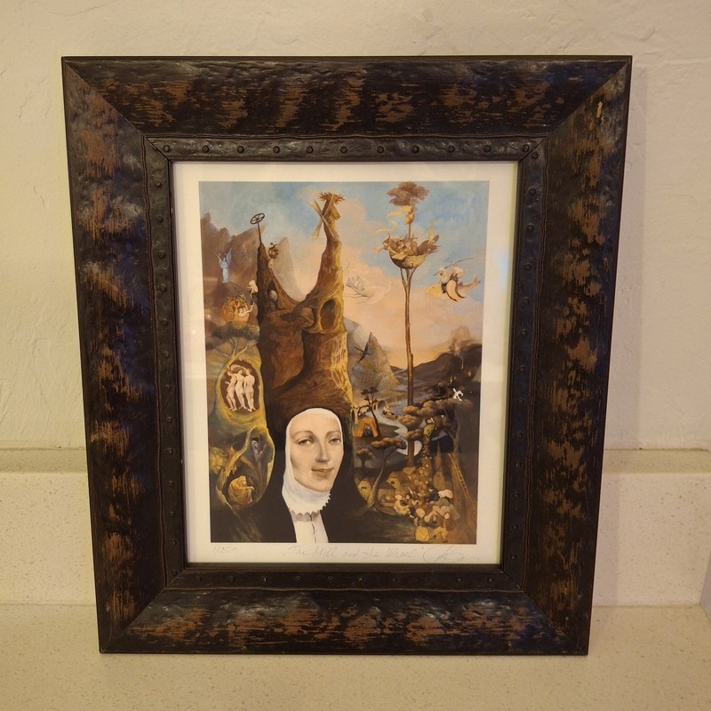 Vladimir Ovtcharov «The Mill and the Wheel» SIGNED Print #1/250 Rare Surrealist