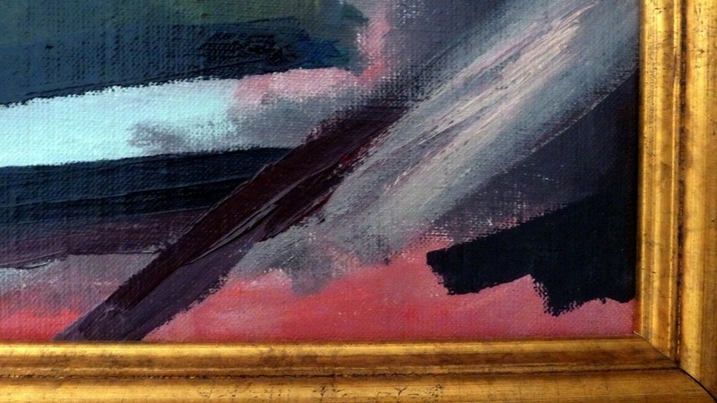 90x70 Original Frame Signed Oil on Canvas Big Painting Large Oil Painting Canvas gallery