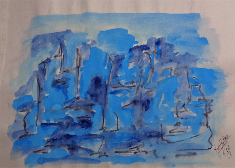 «SM-AB Series» || Work #14 || Original Gouache Art || Matt Zedler || $100.00