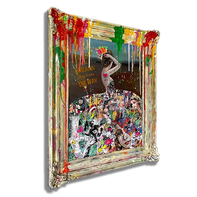 They Know the Way – Original Painting on Canvas, Oil, Acrylics, mix media gallery