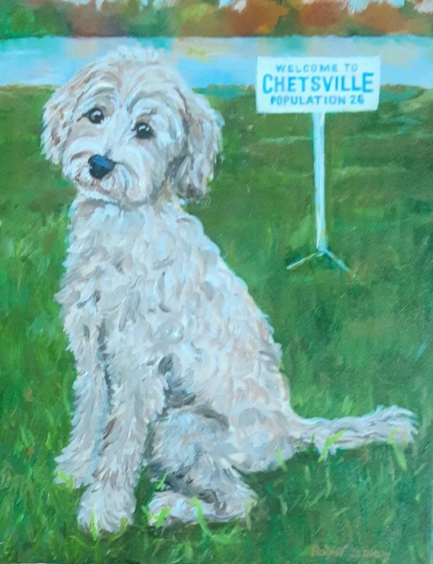 Custom Pet Portrait Oil Painting From Photos, Animal Artist Robin Zebley rzzart
