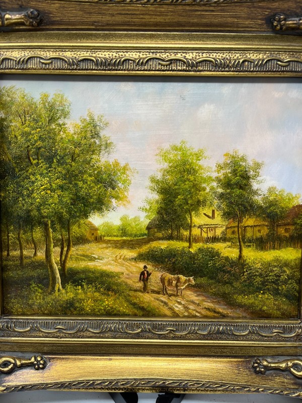 Idyllic Country Stroll in the Golden Hour 13x15 gallery
