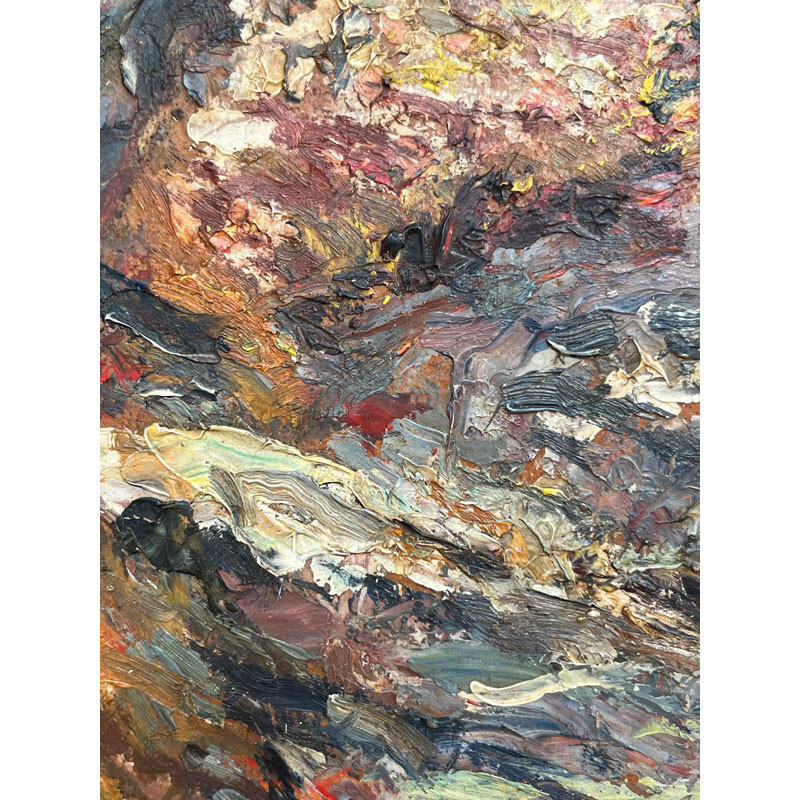 Attributed to Ernest Frederick Meyer Conn. 1863-1952 Impressionist Oil on Board gallery
