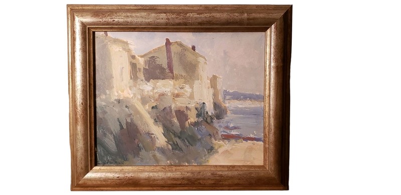 ROCKPORT MA ARTIST ED CARSON NORTH SHORE ARTS ASSOC. ERICEIRA PORTUGAL PAINTING gallery