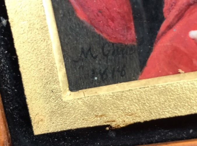 1818 English Miniature Portrait Of A Lady. Attributed Lorenzo Theweneti. Signed gallery