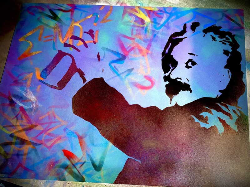 Einstein Graffii Art