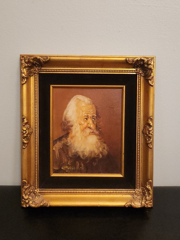 Charles Signed Painting Oil On Canvas Artistic Interiors Certified Framed 10″×8″