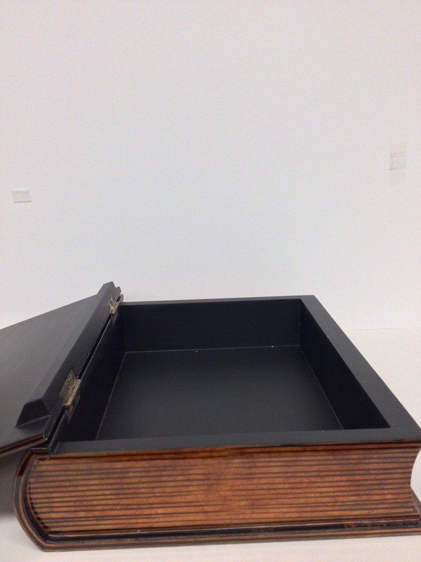 secret hide way safe book with hinged door gallery
