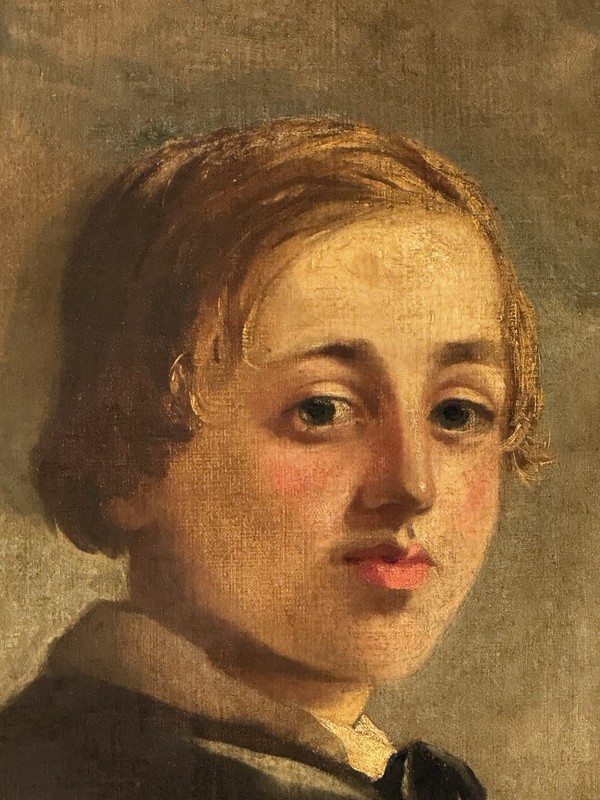 ANTIQUE 19TH CENTURY ENGLISH EUROPEAN OIL PAINTING OLD BRITISH PORTRAIT UK 1800s gallery