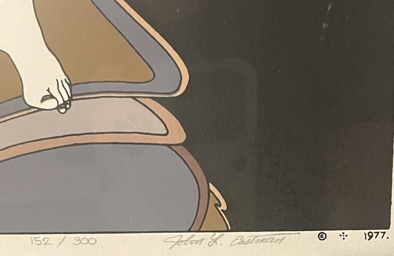 John L Eastman Signed Painting  gallery