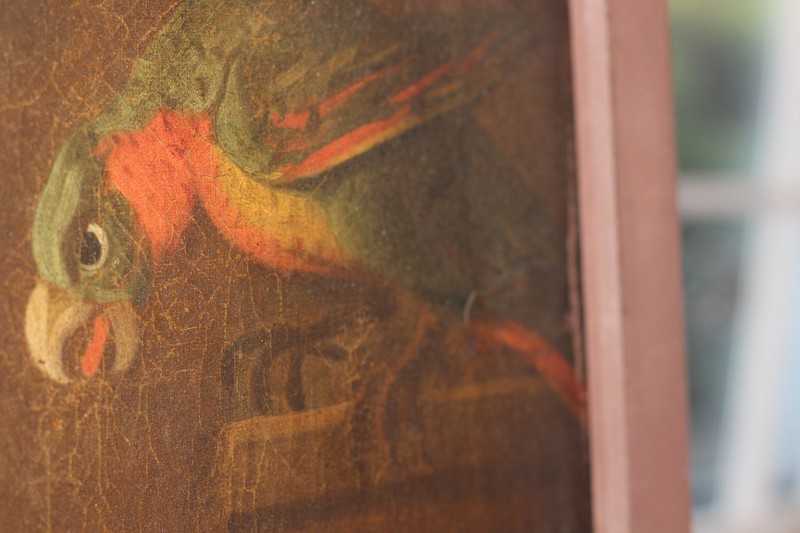 BEAUTIFUL ANTIQUE RARE ORIGINAL LARGE 17th C, 18th C PORTRAIT PAINTING OF A BOY gallery