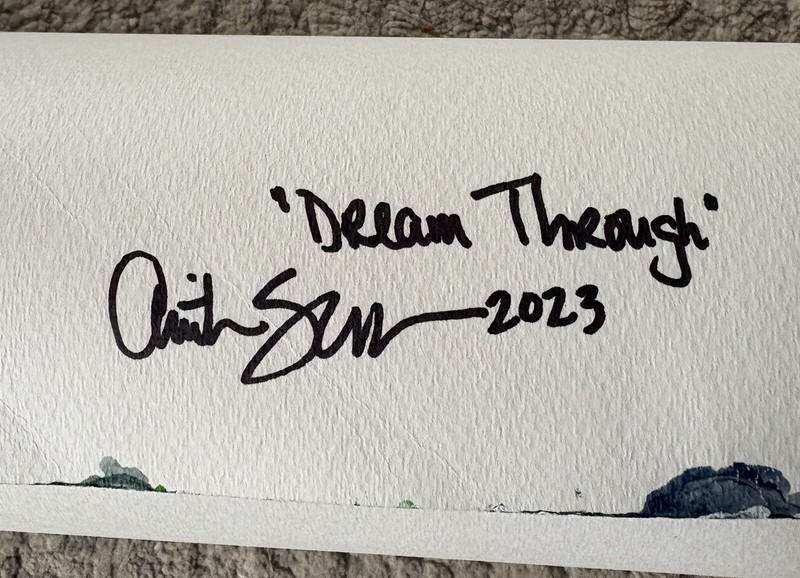"Dream Through", signed to verso, unframed, 30 x 22-1/2 in. ANITA SEVERN gallery