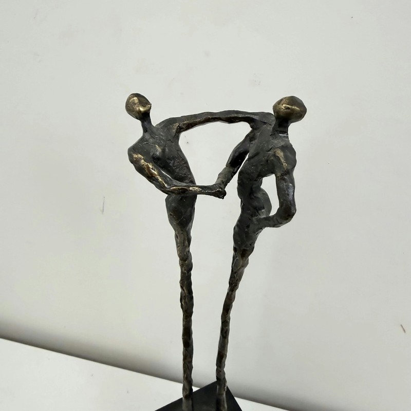 Original Figurative Sculpture "Dancing Figures" Elegant Small Art gallery