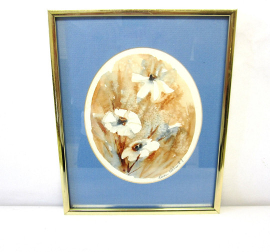 San Antonio Art Original Wildflower Painting Watercolor Karen Kelley