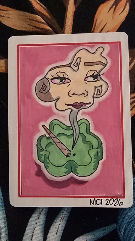 Original ACEO Woman Portrait Painting