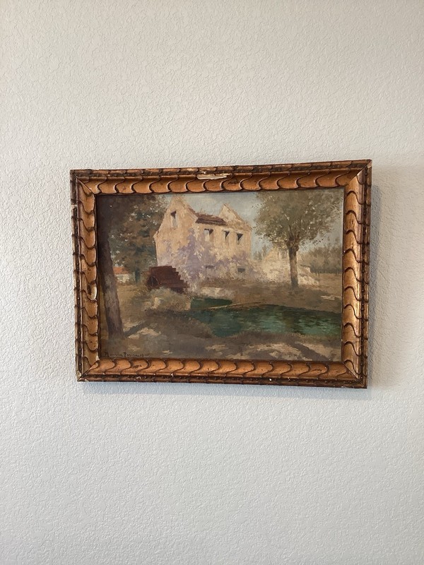 Original French Post Impressionist Oil Painting 1908 Maurice Perara