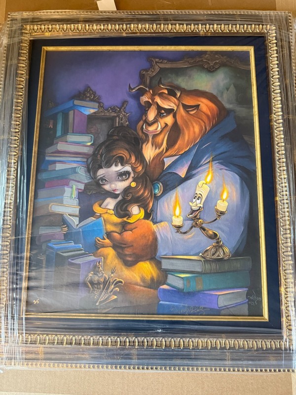 Jasmine Becket-Griffith Disney Belle In Beast’s Gallery #35 Signed by Jasmine