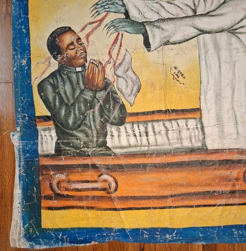 Ghana Movie Poster Painting Spirit Of Evil Mr Brew African Art Horror Sideshow gallery