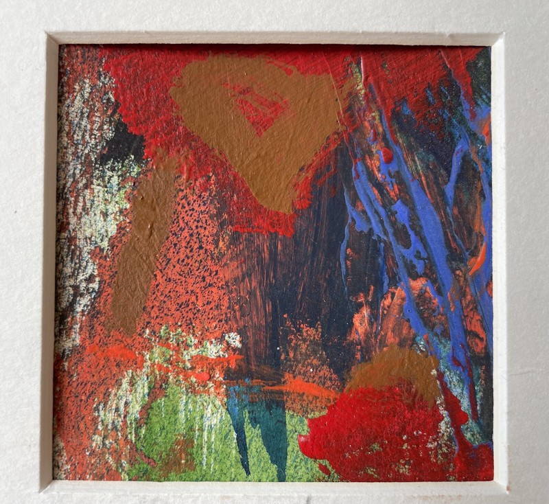 Danish Artist Rolf Gjedsted Composition Abstract Art Midcentury gallery