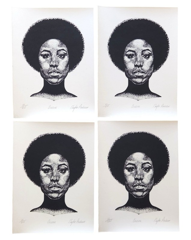 Set Of 4 Clayton Anderson (Born 1943) American American Art