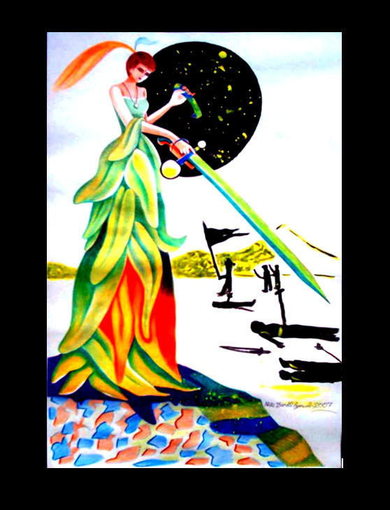 Original Painting Made & Signed By World Fame Artist Nidhi Bandil Agarwal Jaipur