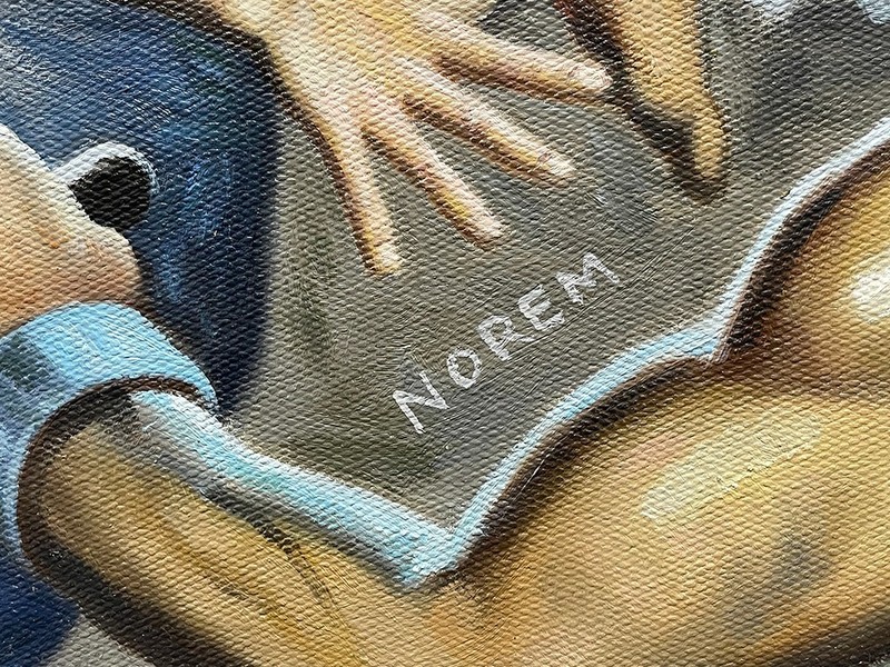 Earl Norem Painting on canvas. - Comic Book art - The Deadly Hands of Kung Fu gallery