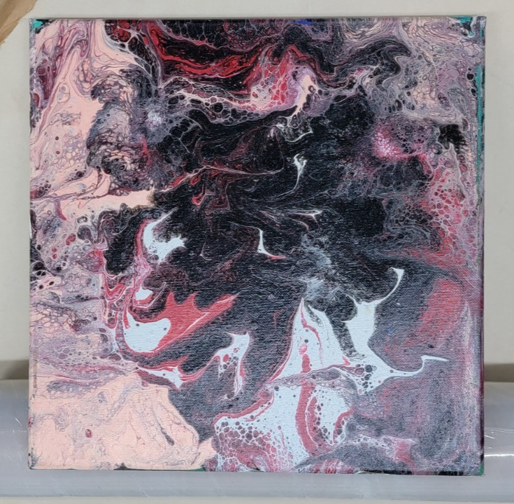 ORIGINAL OIL PAINTING-SALZMAN-Ready to hang-12×12-Canvas stretched