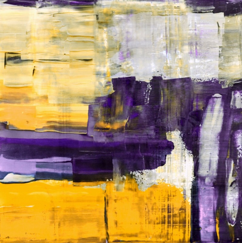 Abstract Expressionism Vintage 120x120cm Arcyl Glass Pop Art / XXL Pictures / Modern gallery