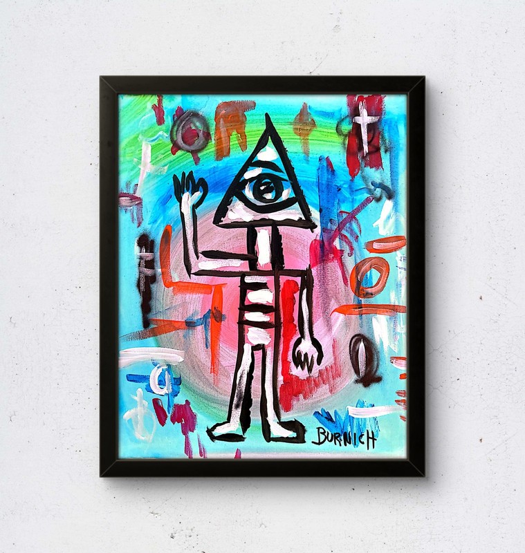 The One Thing 11×14 Canvas NEO Expressionist Original Color Modern Abstract