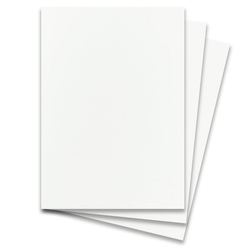 100 Pack A4 Linen Textured Cardboard Box - Colour White - 29.7 x 21cm - 250...