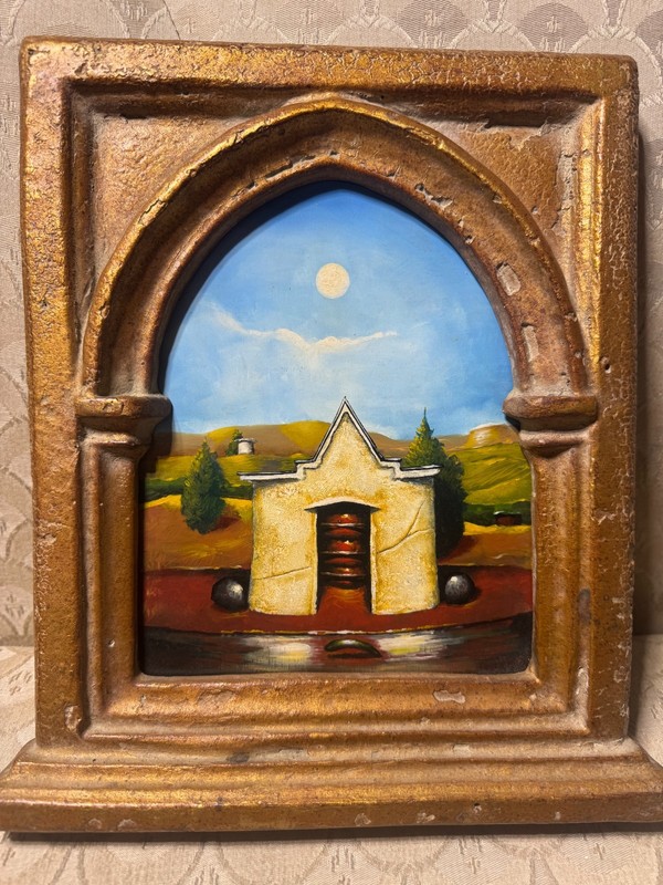 Robert Rasely (1950 – 2005) «A Shared Mystic Vision Of Victory» Oil Painting