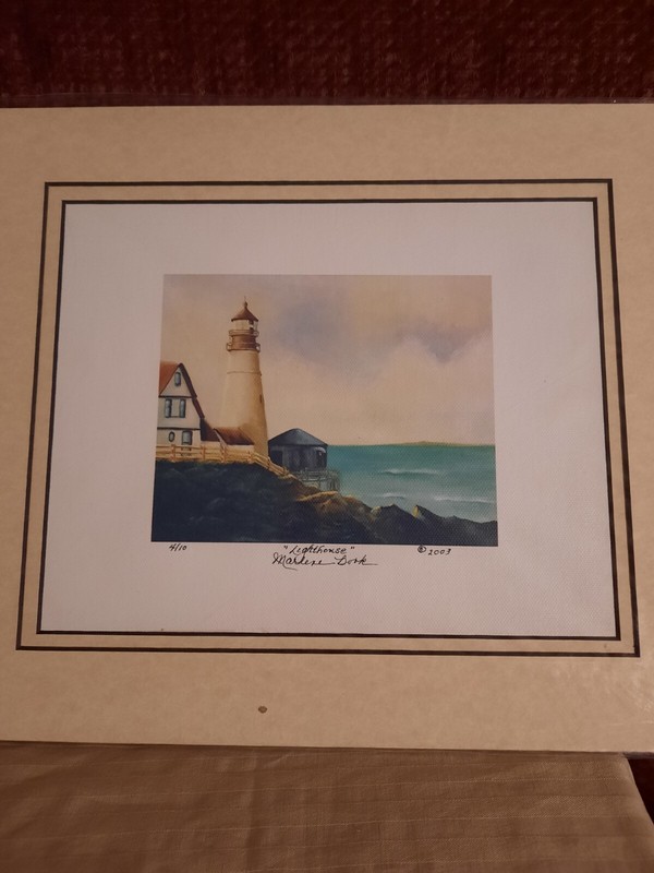 Lighthouse Marlene Book 2003 4/10 14×11 With Matte