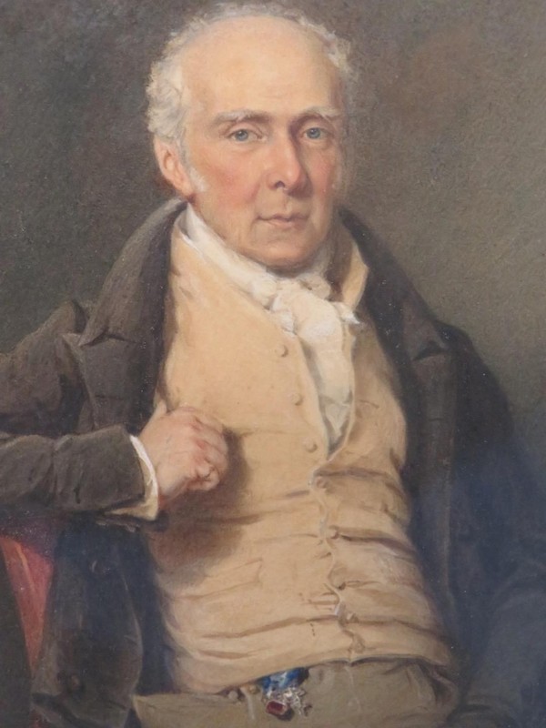 Political Portrait Circa 1820 Georgian Jeremiah Dyson 1757-1835 by William Derby