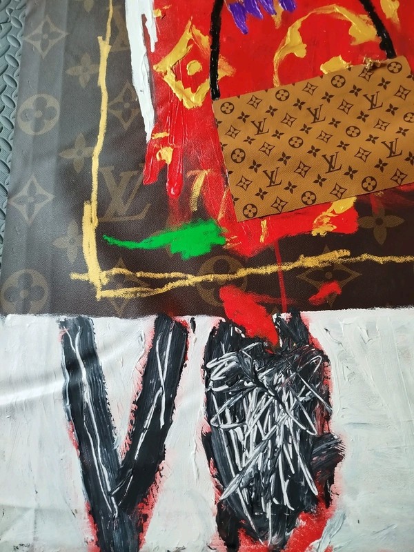 Luxury Painting - Nathan PADDISON - Unique 1/1 - Signed - Large Shape 140cm x 190cm gallery