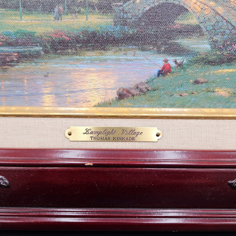 Thomas Kinkade Lamplight Village Classics Collection 2000 w/ COA gallery