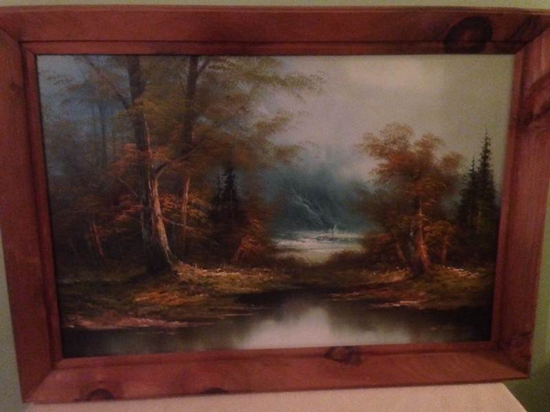 Original Frank Franz Johnston Signed Winterscape 36"x24" Oil on Canvas Painting gallery