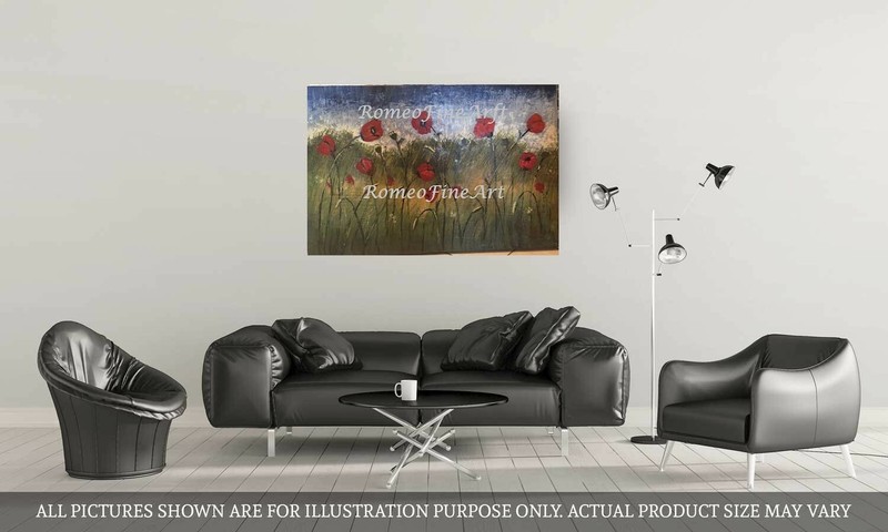 Landscape, poppy seeds, bees-wax on Plywood, , 24X36X1, inch, SKU 2015 gallery