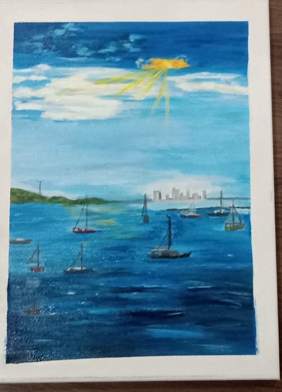Landscape Painting by Bianca St.Aubain