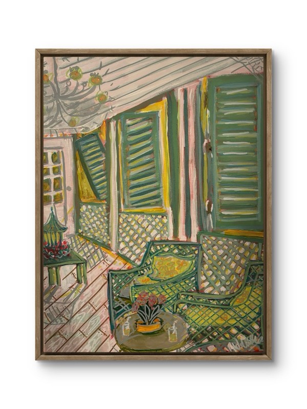 Lemonade Afternoon 12×16 ORIGINAL Canvas Unframed Wall Art Home Decor